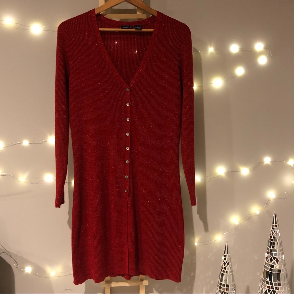 Women’s Size XL Hilliard&Hanson Red Sweater-dress
